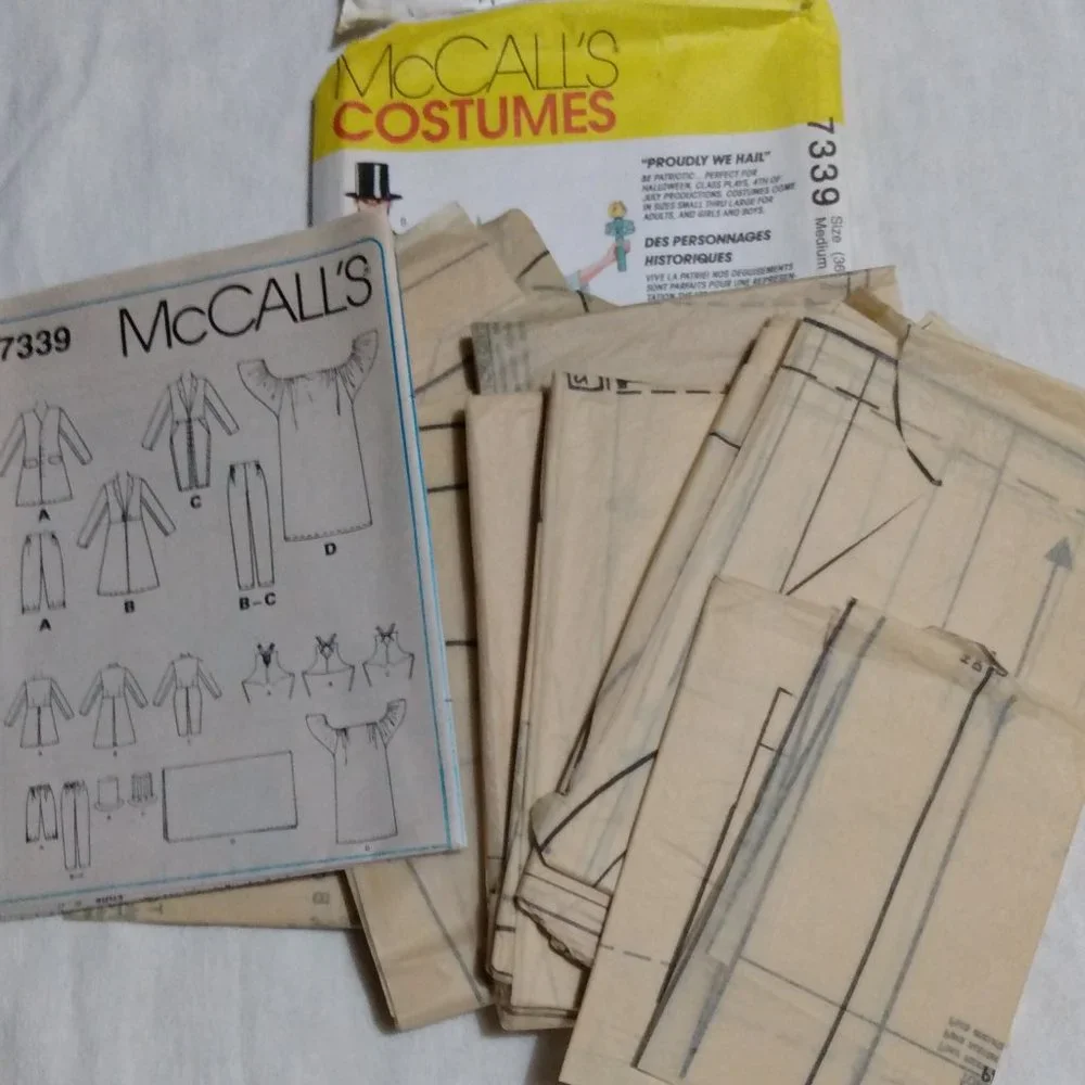 7339 McCalls Costumes Pattern - Picture 4 of 4